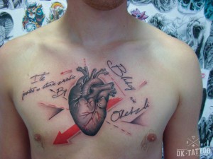 heart tattoo serce tatuaż trahs polka