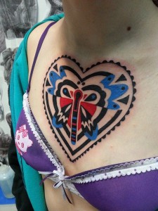 heart serce tattoo tatuaż