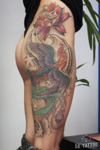 orient oriental tattoo phoenix fenix woman